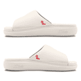 thumbnail image 2 of Unisex ISlide Cream Ole Miss Rebels Minimalistic Motive Slide Sandals, 2 of 5