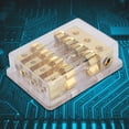 thumbnail image 3 of 12V 60A Car Auto Stereo Audio Circuit Blade Fuse Holder Box Block 1 in 4 Ways Out for Cars Trucks Boats, 3 of 7