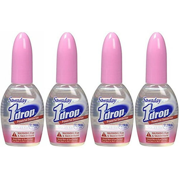 OneDrop Powerful Bathroom Deodorizer Floral (Pack of 4)