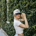 thumbnail image 3 of West Embroidered Trucker Hat, Vintage Adjustable Snapback Cap for Men and Women, Classic Retro Baseball Hat with Stylish Lettering Design, Casual Streetwear Accessory, 3 of 5