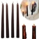thumbnail image 5 of Taper Candles Set Of 4 Unscented Tapers Burning For 10 Hours No Drip Candlestick, 5 of 5