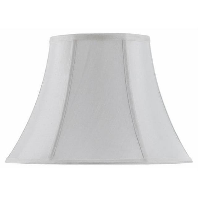 SH-8104-12-WH 12 in. Vertical Piped Basic Bell Shade, White