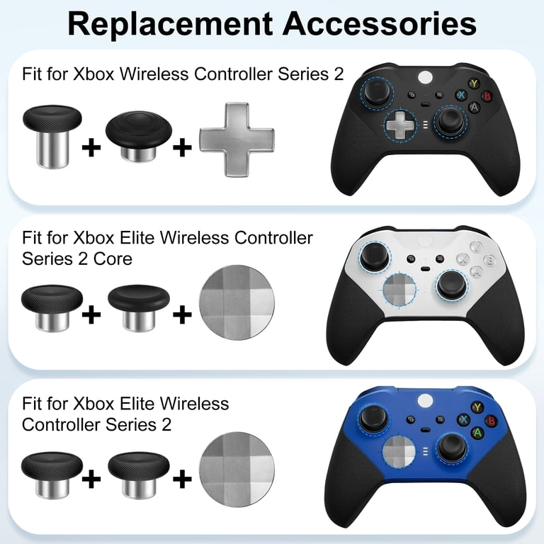 Pecham 17-in-1 Metal Replacement Parts Fit for Xbox One Elite