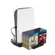 thumbnail image 4 of Base de carga vertical para PS5, Playstation 5, cargador de doble controlador, estación de carga, ventilador de refrigeración, 4 of 4
