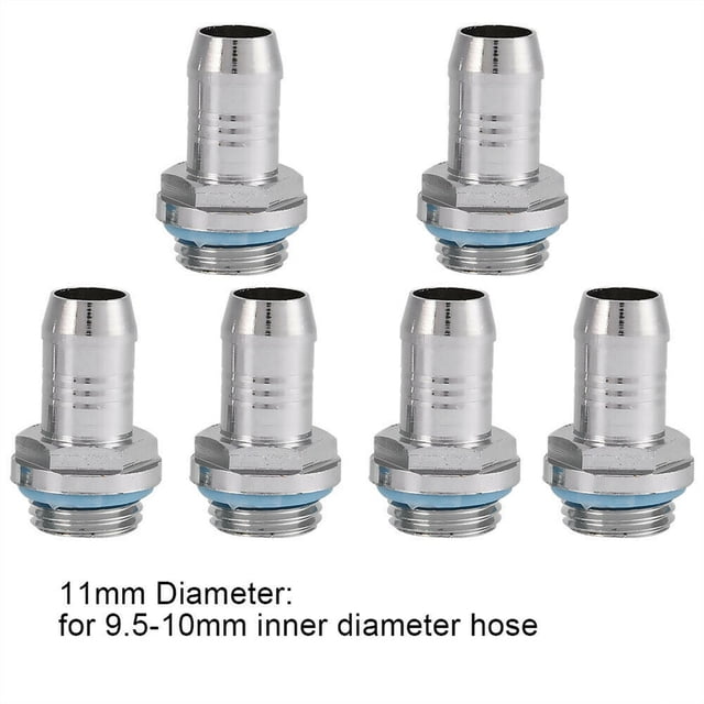 Connecteur de Refroidisseur d'Eau Connecteur de Refroidissement d'Eau Connecteur de Filetage G1/4 Connecteur de Refroidisseur d'Eau pour Ordinateur Connecteur de Refroidisseur d'Eau G1/4
