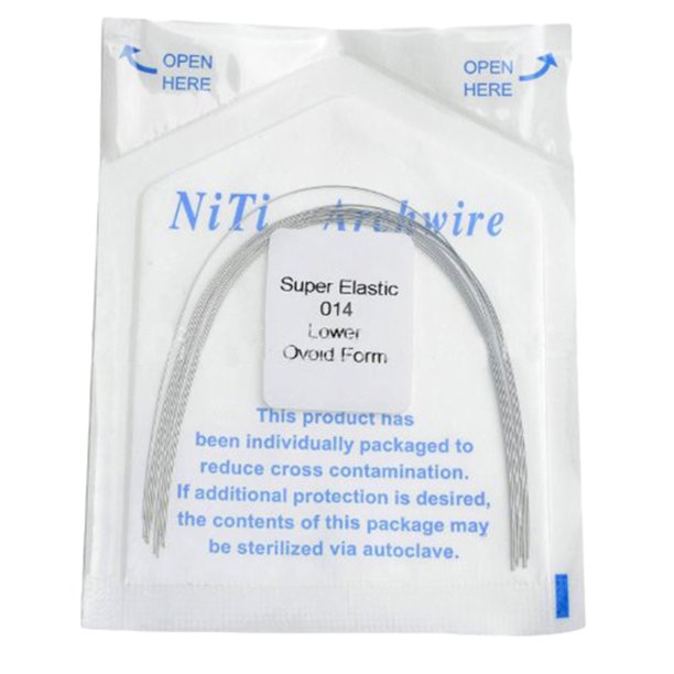 SANWOOD Arch Wire 10 Pcs Dental Orthodontics Arch Wire Super Elastic