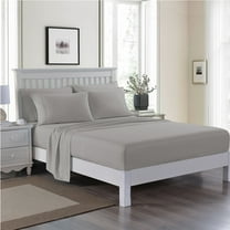 JML Full Sheet Set - 6 Piece Bed Sheets for Full Size Bed, Extra Soft Brushed Microfiber Full Size Sheets, Hotel Luxury 14" Deep Pocket Grey Sheets