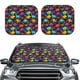 thumbnail image 2 of Balery Colorful Dinosaur Parasol para parabrisas de coche de 2 piezas | Parasol plegable para parabrisas delantero de coche para la mayoría de sedanes-Small, 2 of 6