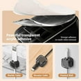 thumbnail image 3 of Desk USB Magnetic Cable Clips,6Pcs Flip-top Cord Organizer with Strong Adhesive Wire Organizer for Cable Management, 3 of 4