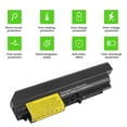thumbnail image 3 of New Battery 58 WH Replacement for 41U3198 43R2499 42T4533 42T5265 42T4530 Compatible with Lenovo Thinkpad R400 T400 14-inch 42T5263 42T5229 42T4677 42T5225 42T5229 42T5262 42T5264, 3 of 9