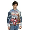 thumbnail image 4 of Santa is Coming Doberman Pinscher Merry Christmas Xmas Noel Truck Tree All Over Print 3D Baseball Jacket Doberman Dog Lover Gifts Bomber Jacket Softball - 02023, 4 of 6