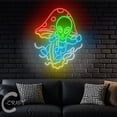 thumbnail image 4 of C-CRAFT Alien Flying Mushroom Neon Sign LED Light 30 inch for Bedroom Home Wall Art Decor, 4 of 5