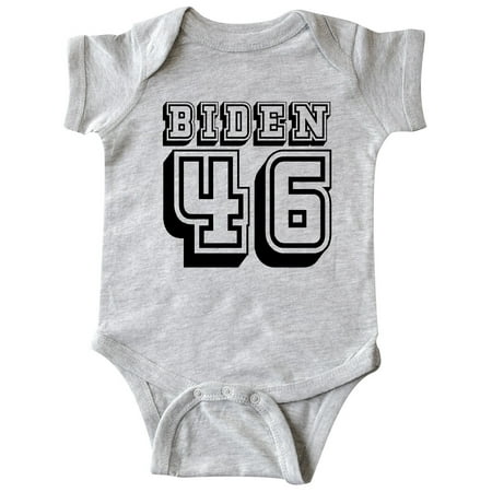 

Inktastic Biden 46 Voting 2020 in White Text Gift Baby Boy or Baby Girl Bodysuit
