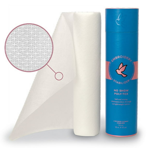 Eversewn PolyTex No Show Embroidery Stabilizer 12 IN x 10 YD Roll ES