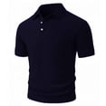 thumbnail image 2 of BLCHUNen Golf Shirts for Men Short Sleeve Button Turndown Collar Pullover Workout Business Casual Shirts with Pocket, 2 of 7