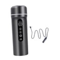 thumbnail image 3 of GROWTH TANK 12V 24V Car Kettle Boiler Car Kettle Water Boiler Stainless Steel Insulated Cup Electric Heat Water Cup for Tea Beverage Work, 3 of 9