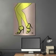 thumbnail image 5 of Luxe Metal Art 'Legs in Yellow' by Giuseppe Cristiano, Metal Wall Art, 24"x36", 5 of 9