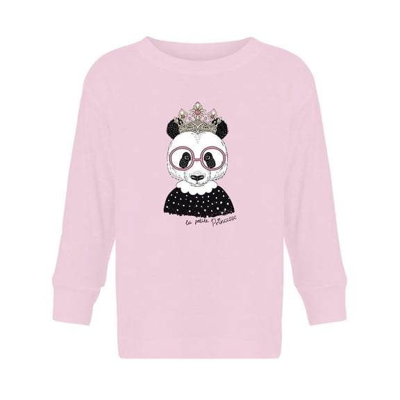 Cute Panda Princess Long Sleeve Toddler -Image by Shutterstock, 5 Toddler