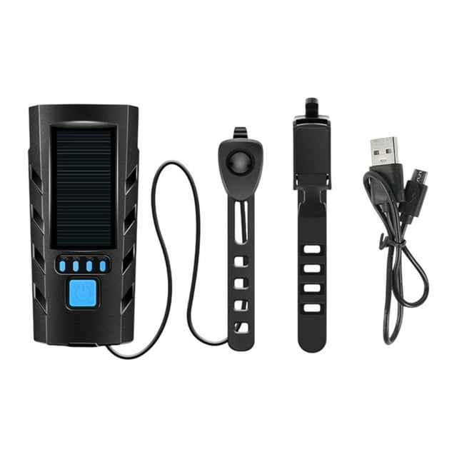 Luz delantera de bicicleta Faro de bicicleta Ciclismo Doble carga, Luz de bicicleta de conducción nocturna, Luz delantera de bicicleta, para en Azul