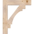 thumbnail image 3 of Ekena Millwork 5 1/2"W x 32"D x 38"H Merced Block Smooth Bracket, Douglas Fir, 3 of 4