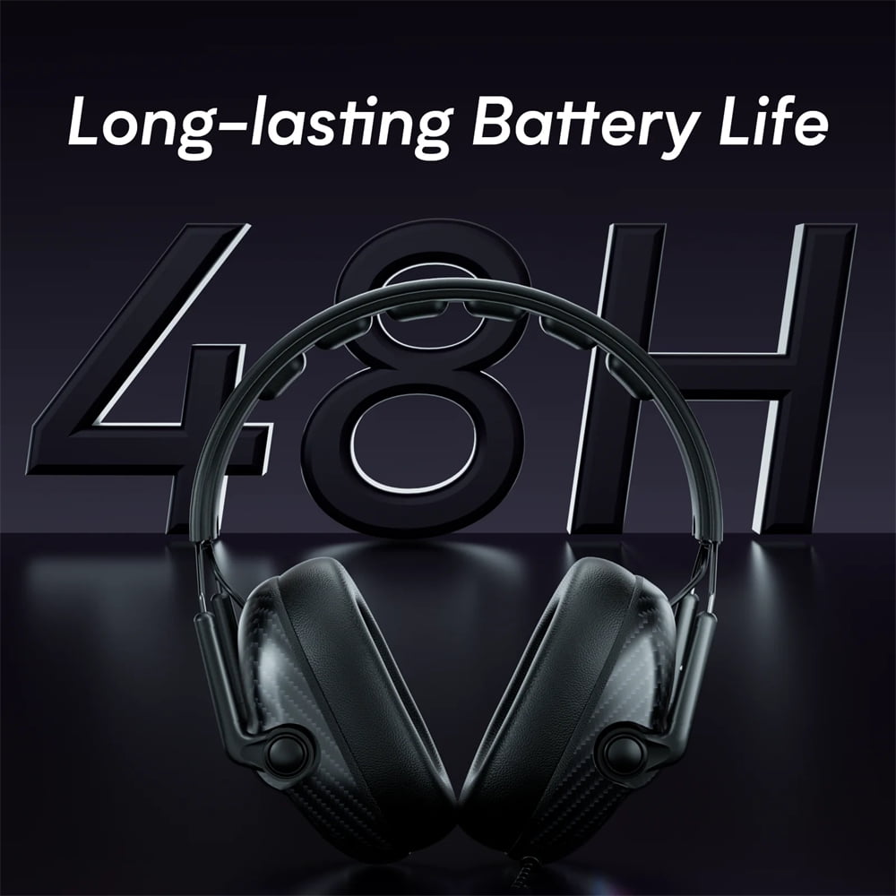 Wireless Gaming Headsets with Microphone for PS5/PS4/PC/Switch,Bluetooth/2.4G/Wired Headphones with Microphone Detachable Noise-Canceling,Stereo Sound,Light,Foldable,Portable,Black