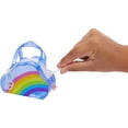 thumbnail image 4 of Bolso de moda Barbie Premium Rainbow Cloud, pijama morado, pantuflas rosas y accesorios, 4 of 5
