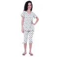 thumbnail image 5 of Moomaya Printed CottonNightwearSet For Womens Top & Capri Pant 2 Piece Sleepwear, 5 of 5