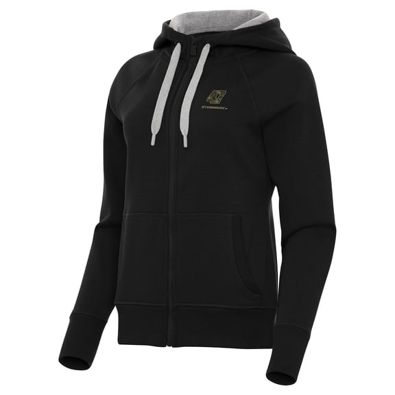 Women's-Antigua  Black Ricky Stenhouse Jr. Victory Full-Zip Hoodie
