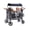 Gray, variant on ICEEIF 4 Seater Wagon Stroller for Kids, Foldable Stroller Wagon with Snack Tray, Large Storage Bags, Phone Cup Holder, Removable Canopy and Adjustable Push Handle, Gray