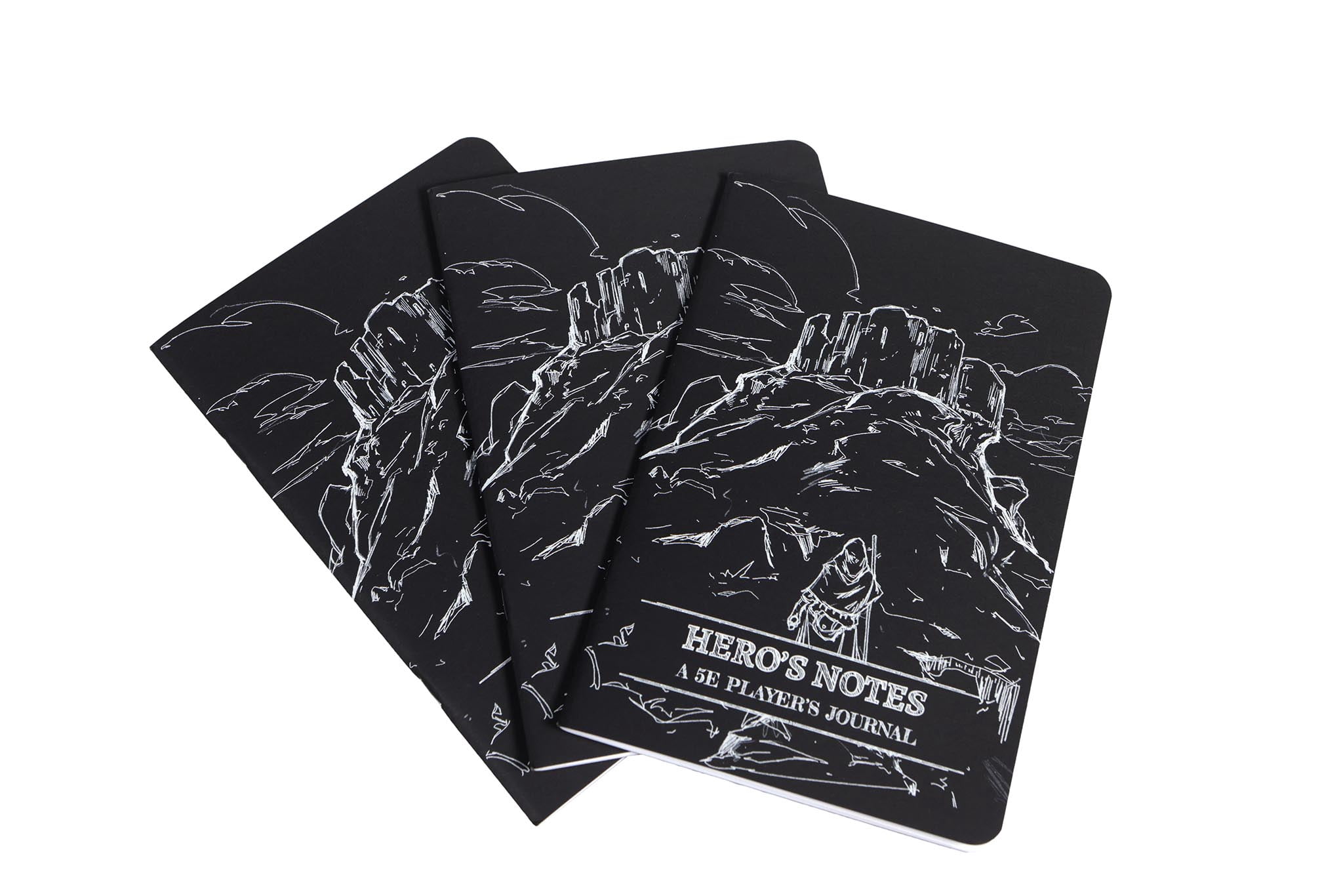 1985 Games Players DND Notebook Character Journal Black