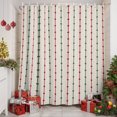 thumbnail image 6 of Christmas Shower Curtains for Bathroom, Waterproof Fabric Bath Curtains Decor, Bath Tub Curtain Farmhouse Xmas Abstract Dots Red Green Stripes Decorative Shower Curtain Sets with 12 Hooks, 72x72 Inch, 6 of 8