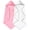 Pink, variant on 2 Pack Hooded Baby Towels - 100% Muslin Cotton for Newborns, Infants, Toddlers - Large 32x32Inch Size - Highly Absorbent and Essential for Newborn Care