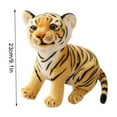 thumbnail image 3 of Cute Tiger Plush Stuffed Animal, Realistic Simulation Tiger Doll, Soft and , 9.06 Inch, Perfect Gift for 3-8 Years, 3 of 7