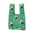 thumbnail image 2 of Bolso de mano de punto para mujer, informal, lavable, reutilizable, tipo cubo verde, 2 of 9