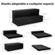 thumbnail image 2 of Sofá Cama Portátil Onof  SCI-NEG Plegable 2 en 1 Matrimonial Color Negro, 2 of 4