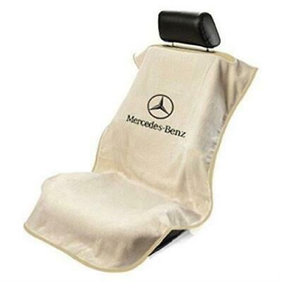 New Mercedes Benz Seat Armour Seat Towel Cover BEIGE Set of 2 PAIR