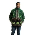 thumbnail image 2 of Men's Women's Sweater Jacket Full Zip Fleece Black Bear Sweatshirt Wildkind, 2 of 7