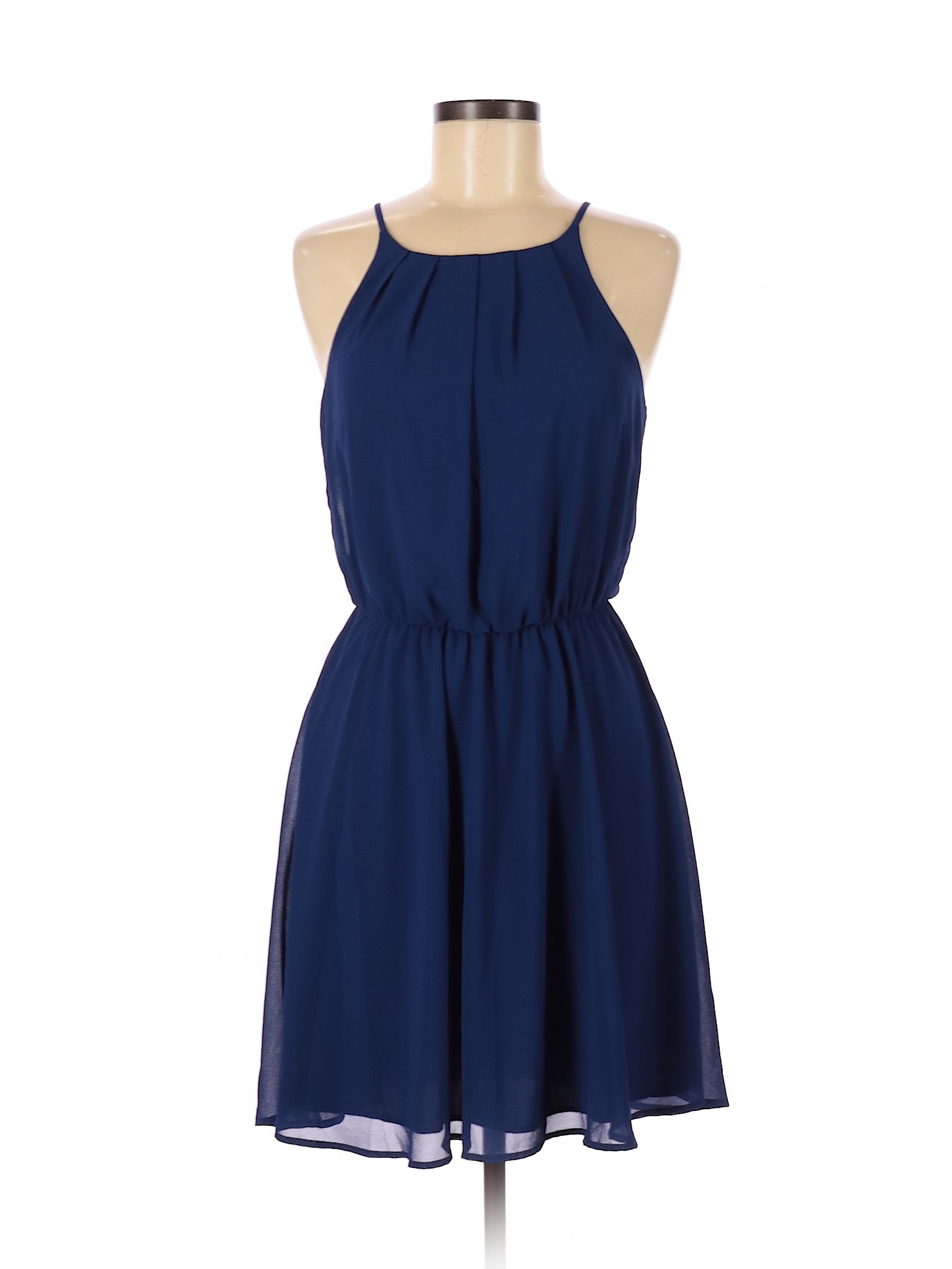 walmart blue dress