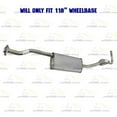 thumbnail image 4 of Northeastern Exhaust Stainless Steel Intermediate Pipe, Muffler & Tailpipe Kit for Truck – Direct Fit Fits 1998–2000 Ford Ranger 3.0L 4.0L | Free Hardware Included | Durable, Rust-Resistant Design, 4 of 7