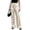 20#R Beige, variant on Trendy Satin Pants for Women High Rise Dress Pants Womens Pants Summer Palazzo Bell Bottoms Trousers for Party Dark Blue S