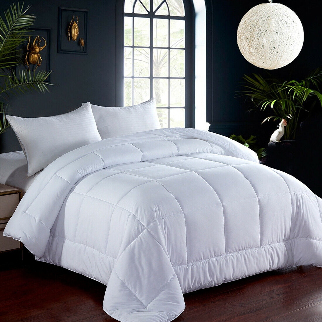 KingLinen® White Down Alternative Comforter Duvet Insert with Conner Tabs 