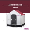 thumbnail image 2 of Casa Para Perro Q Perrón Raza Grande Con Puerta Color Rojo, 2 of 7