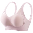 thumbnail image 2 of Lixiuxyad Everyday Bras Seamless Full Coverage Bra For Supportive Comfort Underwire Lift Side Smoothing,Pink, 2 of 4