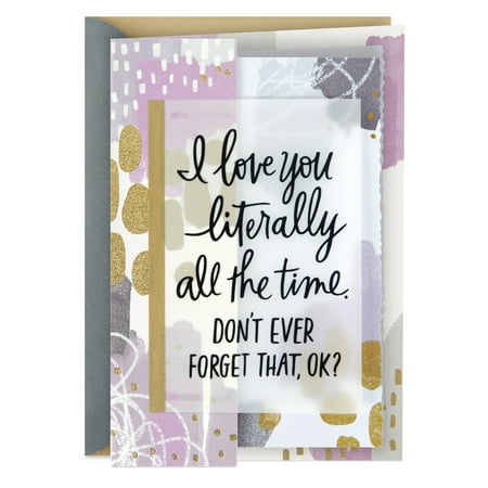 Hallmark Anniversary Card for Spouse (Love You Literally All the Time)