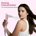 thumbnail image 6 of 5-in-1 Hot Air Styler & Hair Dryer Brush with Powerful Motor & Negative Ions for Fast Drying, Curling, & Frizz-Free Styling (Purple), 6 of 9