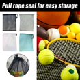 thumbnail image 3 of Drawstring Backpack Bag Bulk, Mesh Bags Drawstring, 15.76 x 13.79inch Multipurpose Storage Bag, Nylon Mesh Gym Bags for Organizing Balls, Sports Equipment, 3 of 8