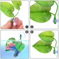 thumbnail image 2 of 4 Pieces Betta Bed Leaf Hammock for Betta Fish, Lightweight and Realistic Resting Spot, No BPA, Practical, Comfortable and Safe (Double Leaf), 2 of 7
