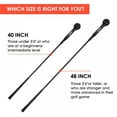 thumbnail image 5 of Clearance Sale! 48"Golf Swing Trainer Training Aid Power Strength Tempo Flex Practice Stick, 5 of 5