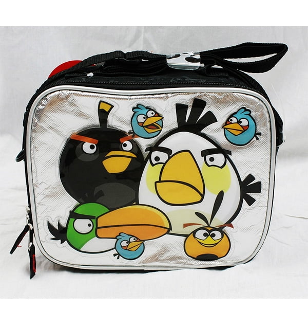Lunch Bag Angry Birds Big White Bird Silver Black New Boys Gifts An10892 Walmart Canada