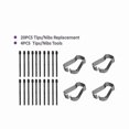 thumbnail image 2 of Soft Nibs Replacement for Stylus Pen, 20 Pack Black Marker Tips for Remarkable 2 Writing Tool Accessory, 2 of 5